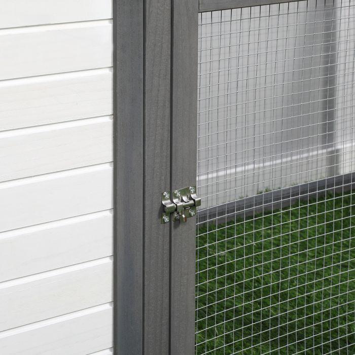 Image du produit Swisshandel24 Poulailler Bantam Poulailler Bantam avec parcours Etable avec perchoirs Nichoir Extérieur Winter