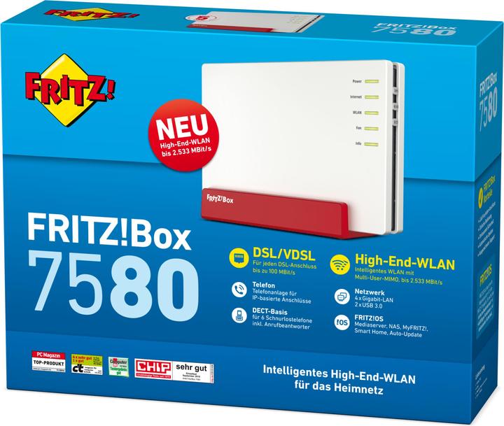 Produktbild AVM FRITZ!Box 7580