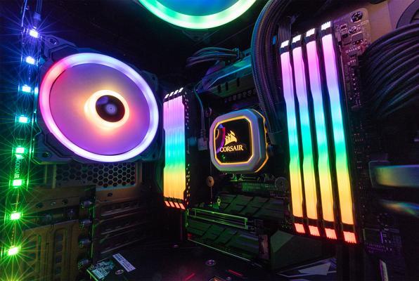 Actual product image Corsair Vengeance RGB Pro (4 x 16GB, 2933 MHz, DDR4-RAM, DIMM)