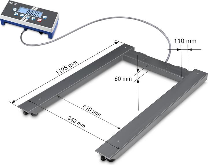 Actual product image Kern Pallet scale UID 600K-1M