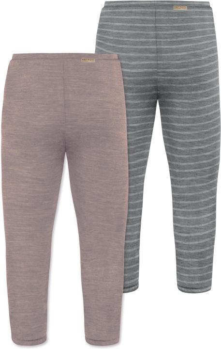 Image du produit Normani Lot de 2 caleçons bébé mérinos avec pieds - 9539 (74)