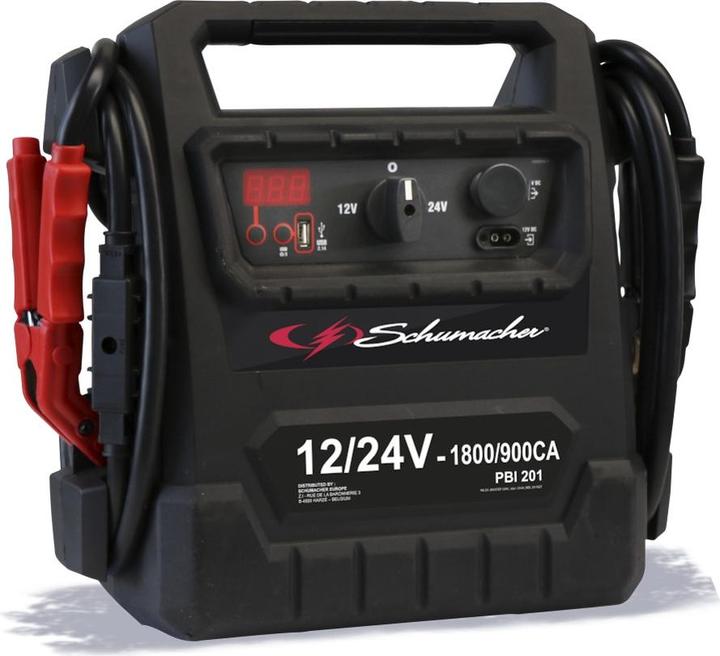Image du produit Schumacher PBI201 Starthilfe Booster 12V & 24V 1800/900CA (2300 A)