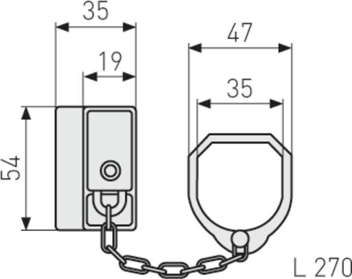 Immagine prodotto Abus Catena della porta