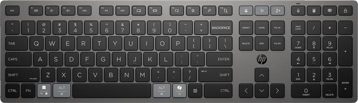Actual product image HP 720 Dual-Mode Rechargeable Wireless Keyboard-GR (P) (DE, Wireless)
