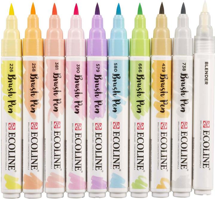 Actual product image Talens Brush Pen (Multicoloured, Rose, 10 x)