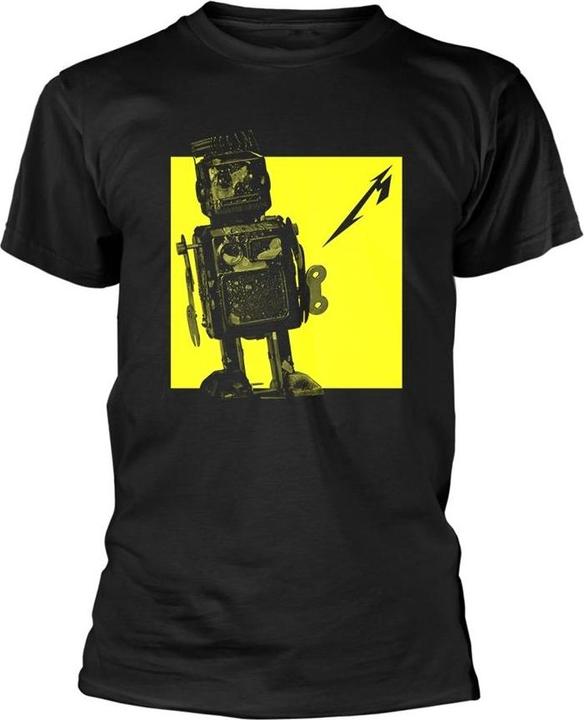 Metallica Unisex Adult 72 Seasons Burnt Robot T-Shirt