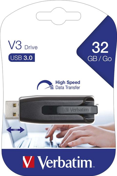Actual product image Verbatim Store 'n' Go V3 (32 GB, USB-A, USB 3.1)