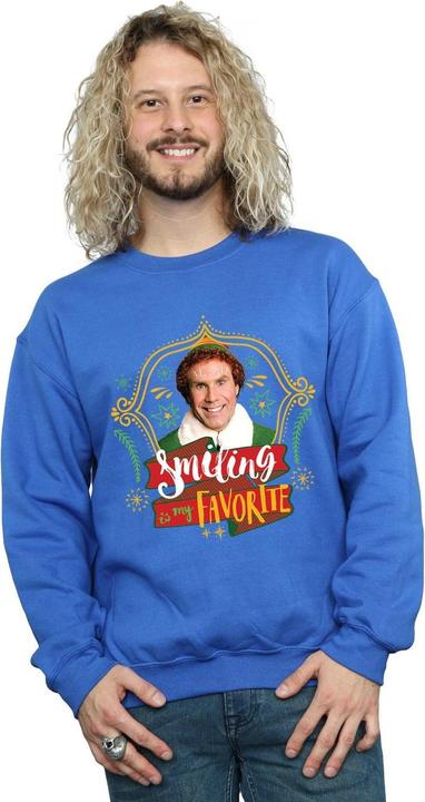 Actual product image Elf Mens Buddy Smiling Sweatshirt (XL)