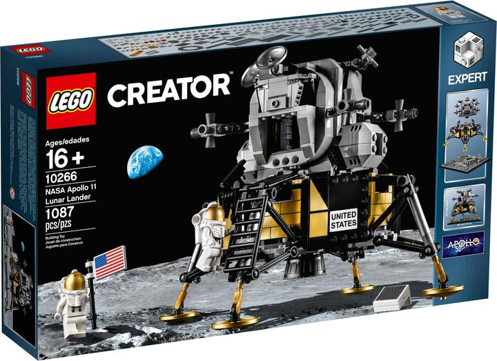 Actual product image LEGO Creator Expert End-Of-Live Set NASA Apollo 11 Mondlandefaehre - 10266 NEU! Teile 1087x (10266)