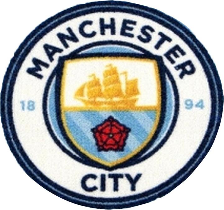 Actual product image Manchester City FC Official Football Crest Carpet (50 x 80 cm)