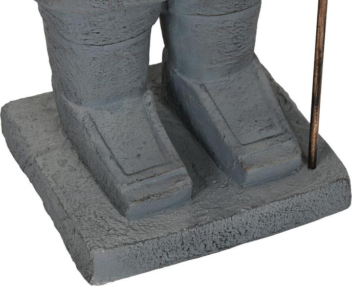 Produktbild Esprit Decorative Figure Home Grey Golden Oriental Warrior 35 x 32 x 118 cm