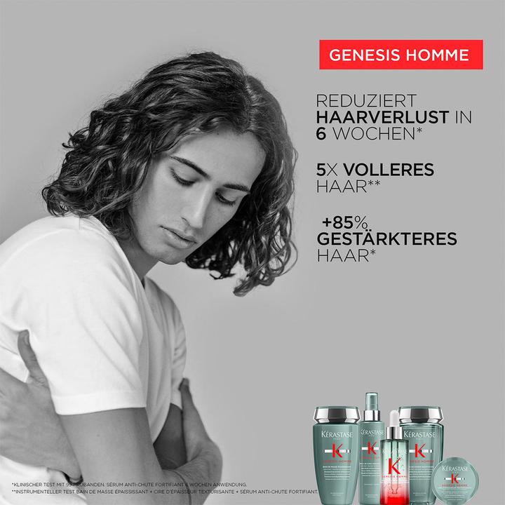 Actual product image Kérastase Genesis Homme Bain de Masse (250 ml, Liquid shampoo)