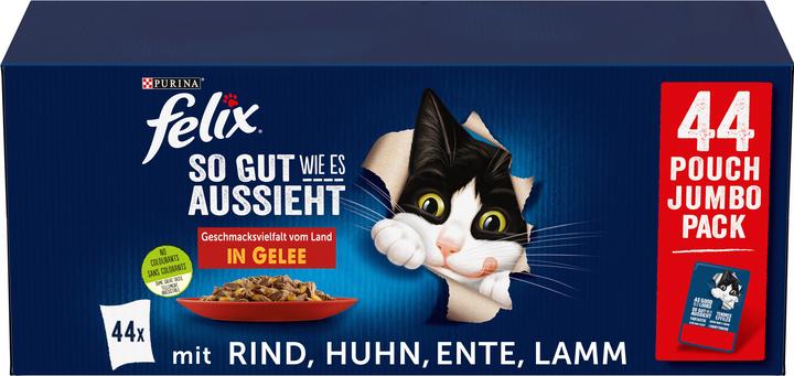 Produktbild Felix Multipack: So gut wie es aussieht (Adult, 44 Stk., 3740 g)