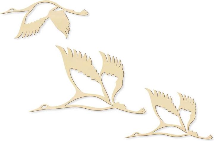 Immagine prodotto Trenddeko Gru - stormo di uccelli 02 (60 x 35 cm, 40 x 23 cm, 100 x 58 cm, 45 x 26 cm, 80 x 47 cm, 30 x 17 cm, 38 x 22 cm, 50 x 29 cm, 60 x 26 cm, 30 x 44 cm, 30 x 13 cm, 75 x 33 cm, 30 x 16 cm)