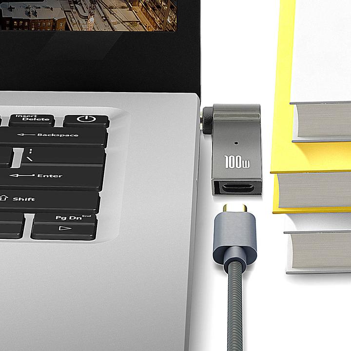 Actual product image Avizar ADA-100W-C028, USB-C / 4.8 x 1.7mm 100W Adapter (USB Type C, USB Type C)