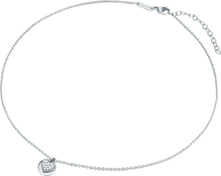 Produktbild Eastside Damen Herz Edelstahl Preciosa silber 40,0 cm Basiskette + 5,0 cm Verlängerung - 29740 (Edelstahl, 40 - 45 cm)