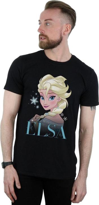 Image du produit Disney - T-shirt FROZEN ELSA SNOWFLAKE PORTRAIT - Homme (XL)