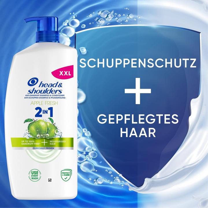 Immagine prodotto Head & Shoulders Anti-Schuppen Shampoo 2in1, apple fresh Shampoo (800 ml, Shampoo liquido)