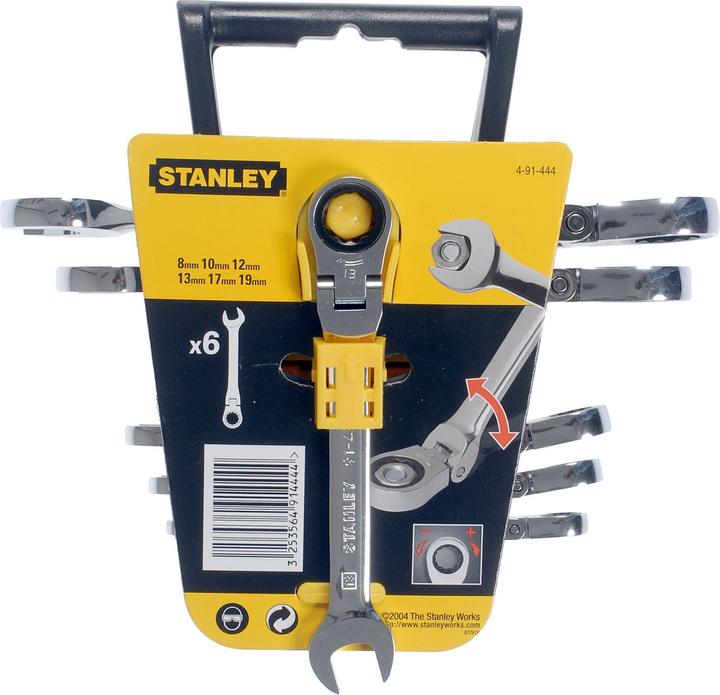 Actual product image Stanley Ring jaw wrench set 6 pcs.