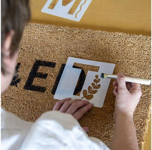 Immagine prodotto Esschert Design Zerbino Lettere 40 cm x 60 cm (60 x 40 x 1,5 cm)