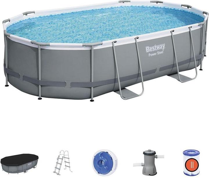 Produktbild Bestway Pool Steel Pro Max 488 x 305 x 107 (488 x 305 x 107 cm)