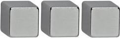 Immagine prodotto Maul Magnete cubico al neodimio, 5 mm, forza adesiva: 1,1 kg, argento (10 x)