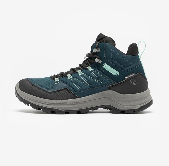 Actual product image Quechua Women’s Waterproof Mountain Hiking Boots - MH100 Mid - Green (38)