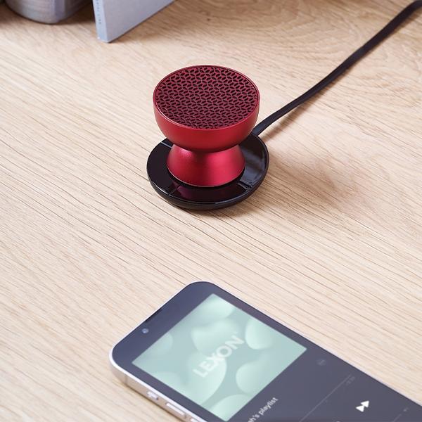 Actual product image Lexon Tamo Głośnik Bluetooth ciemnoczerwony/dark red