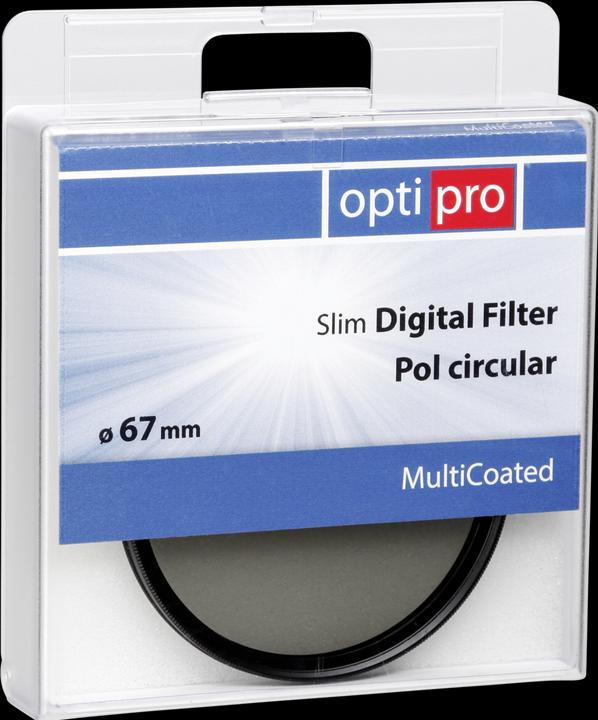 Immagine prodotto Optipro Pol circular 67 DIGITAL FILTER MultiCoated Slim (67 mm, Filtri polarizzanti)