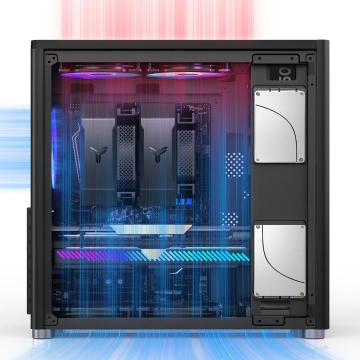 Actual product image Jonsbo D40 ATX Enclosure, Tempered Glass (ATX, mATX)