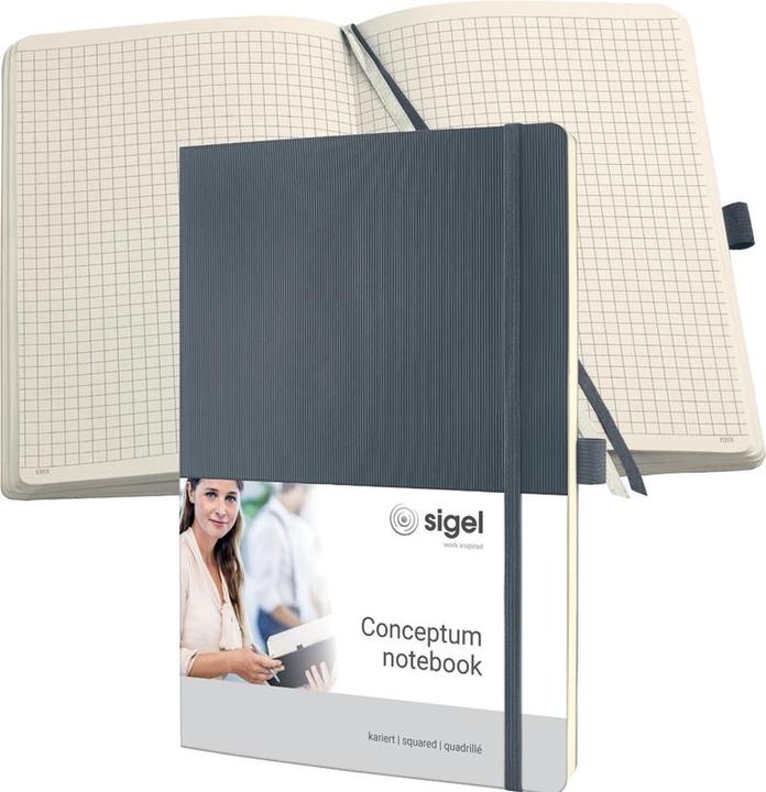 Actual product image Sigel Notebook CONCEPTUM Softcover Softwave (A4, Checked, Soft cover)