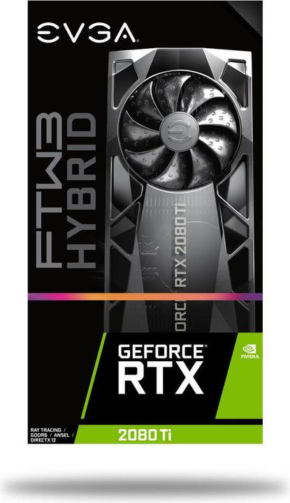 Image du produit EVGA GeForce RTX 2080 Ti FTW3 Ultra Hybride (11 Go)