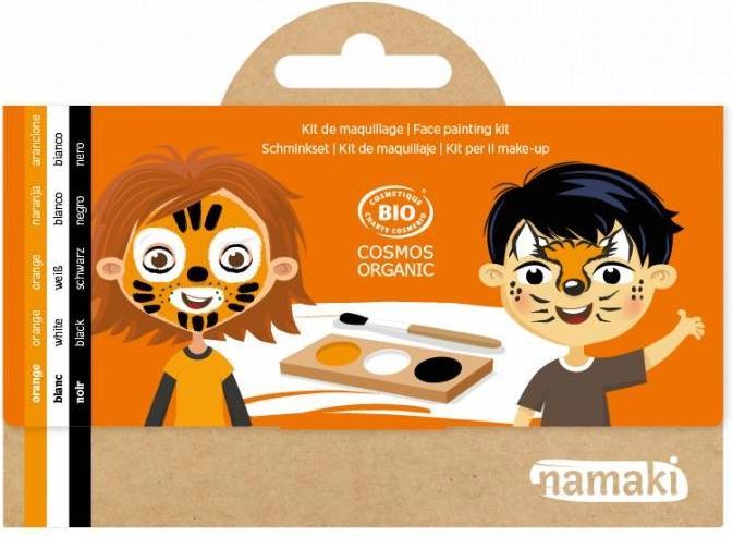 Produktbild Namaki Bio Schminkset 3 Farben Tiger & Fuchs