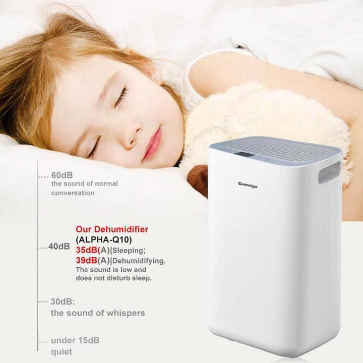 Immagine prodotto Greenmigo Alpha-Q10 Luftentfeuchter (35 m², 10 l/24h)