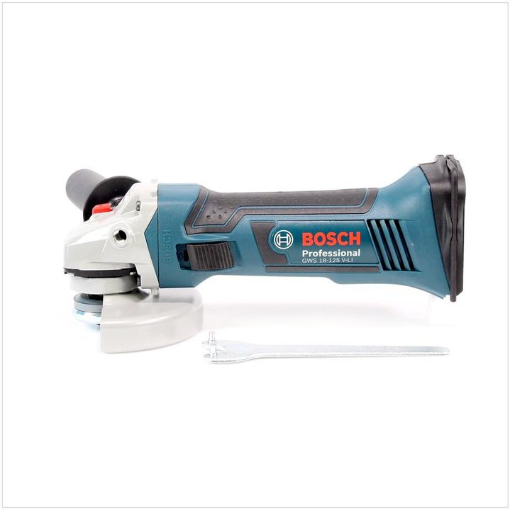 Actual product image Bosch Professional GWS 18-125 V-LI in L-Boxx / without battery (125 mm)