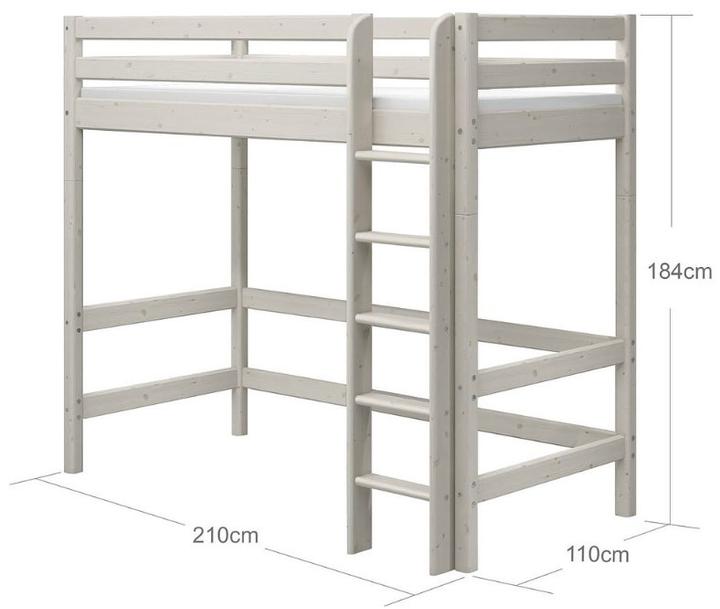 Immagine prodotto Flexa Scala verticale classica per letto a soppalco Verniciato bianco