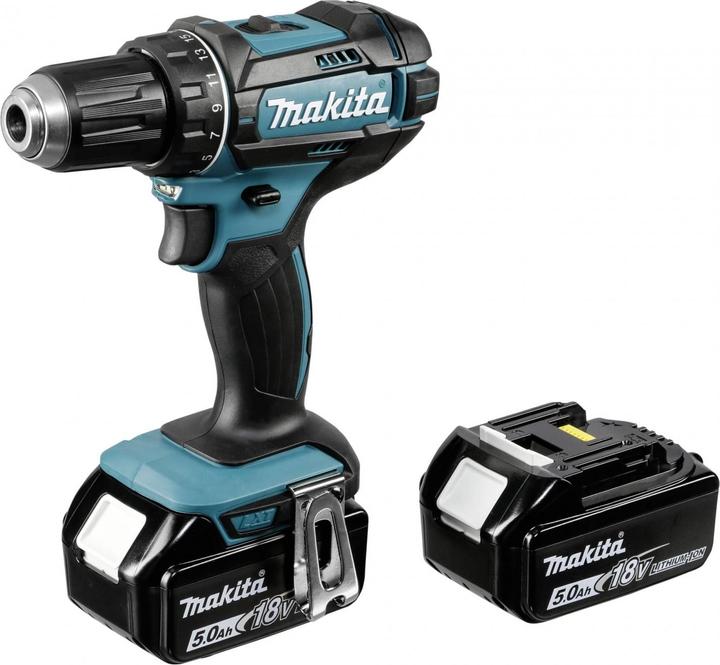 Image du produit Makita DDF482RTJ 18V avec deux batteries (Fonctionnement sur batterie)