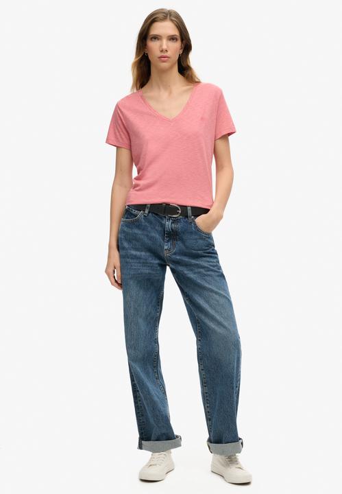 Image du produit Superdry t-shirt col v brodé et flaé (M)