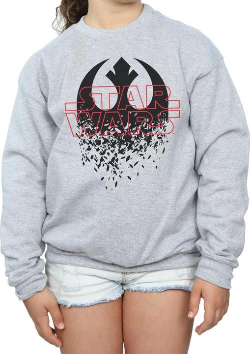 Produktbild Star Wars The Last Jedi Shattered Emblem Sweatshirt Mädchen (128)
