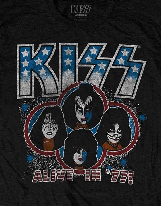 Actual product image KISS Alive In '77 TShirt (XXL)