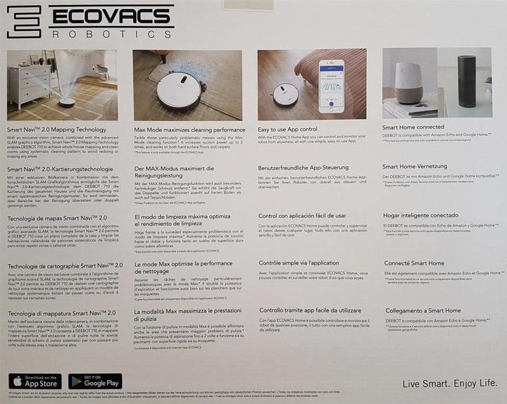Immagine prodotto Ecovacs Deebot 710 (Aspirazione robotica)