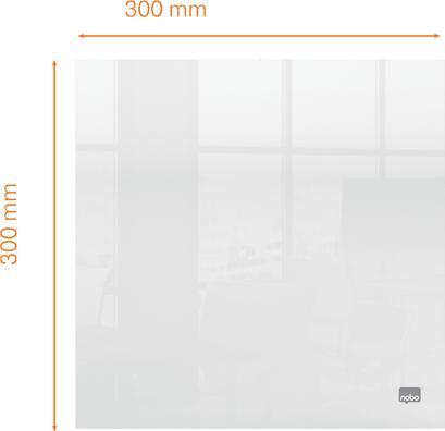 Produktbild Nobo Acryl-Notiztafel 30 cm x 30 cm, Transparent (30 x 30 cm)