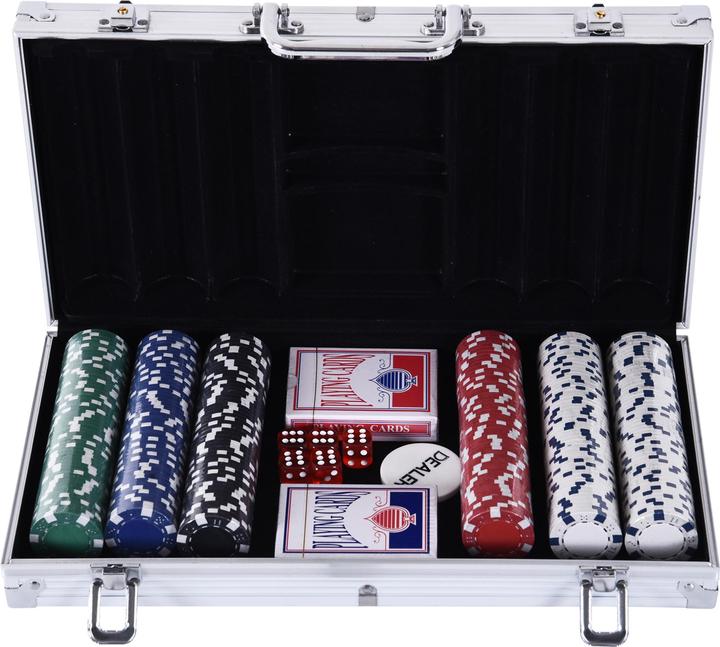 Produktbild Homcom Pokerkoffer mit 300 Chips (Englisch, Deutsch)