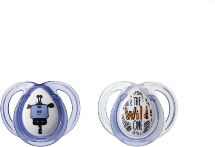 Image du produit Tommee Tippee Any Time Sucette classique pour bébé Silicone (2 x, jusqu'à 6 M.)