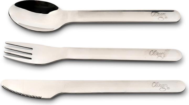 Immagine prodotto Citron Set di posate Lemon con custodia in silicone marrone