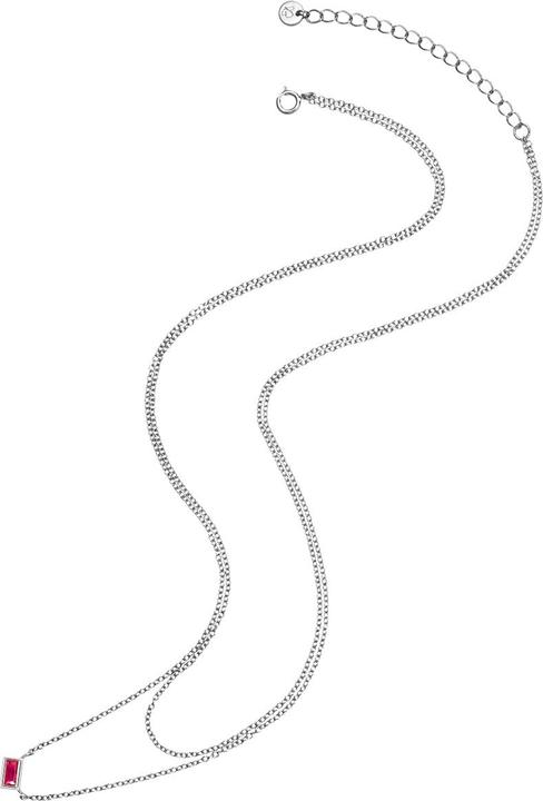 Produktbild Glanzstücke München Damen Sterling Silber Korund silber 42,0/36,0 cm Basiskette + 5,0 cm Verläng - 29980 (Sterling Silber)