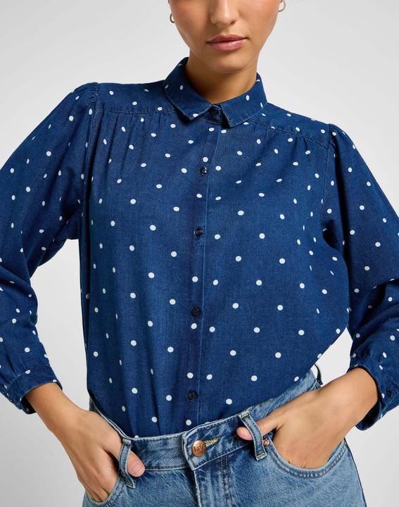 Immagine prodotto Lee Camicia in denim con arricciatura (S)