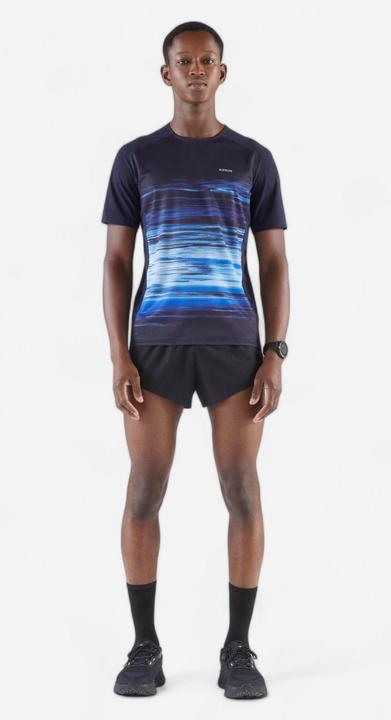 Produktbild Kiprun Laufshirt kurzarm Herren atmungsaktiv - blau (XL)