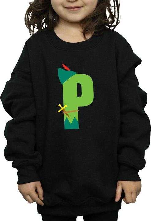 Produktbild Disney Alphabet P Is For Peter Pan Sweatshirt Mädchen (116)