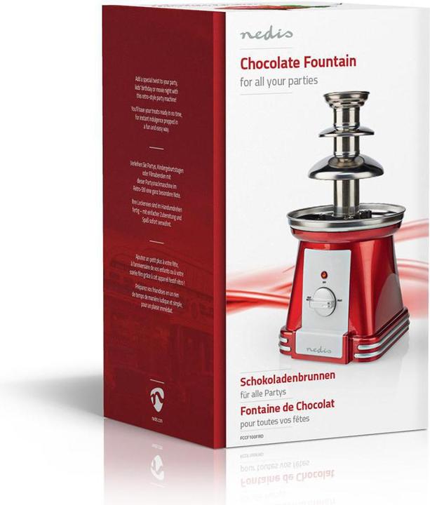 Produktbild Nedis Schokoladenbrunnen FCCF100FRD